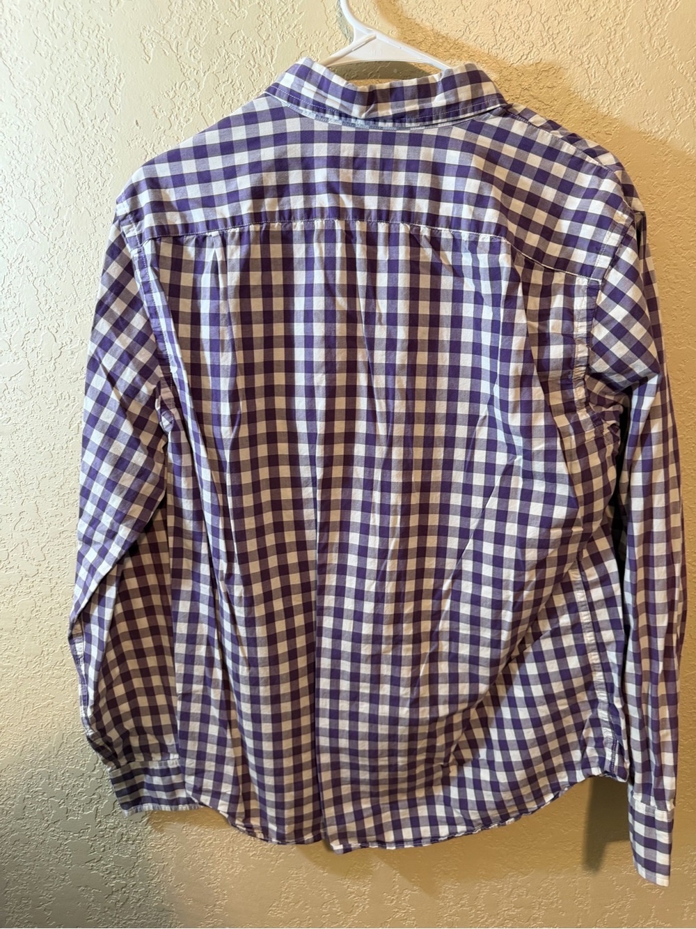 NWOT J. Crew Men’s Plaid Gingham Button-Down Dress Shirt - Picture 3 of 3